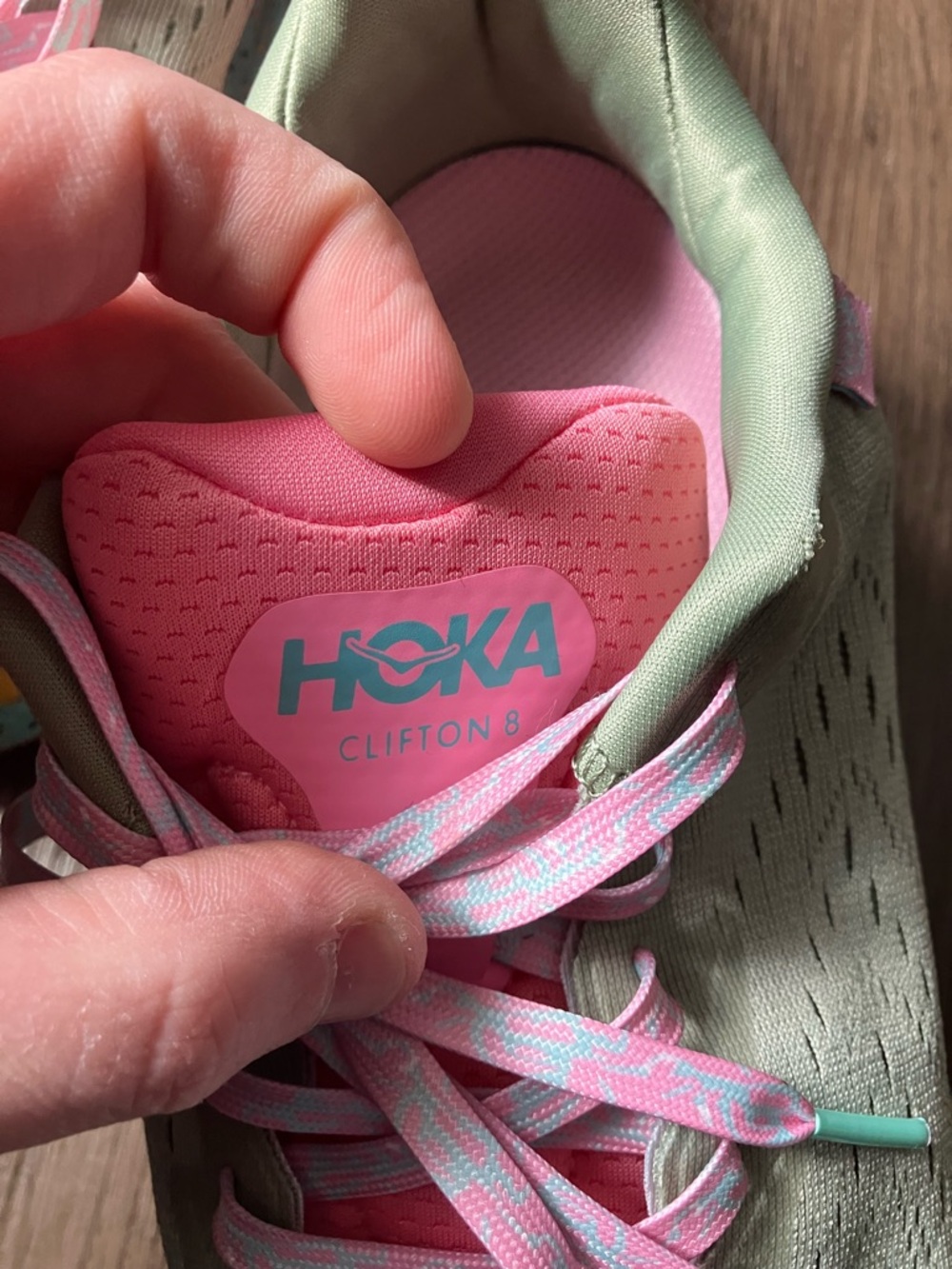 Hoka X Free People Movement Clifton 8 Athletic Shoes - Picture 2 of 8